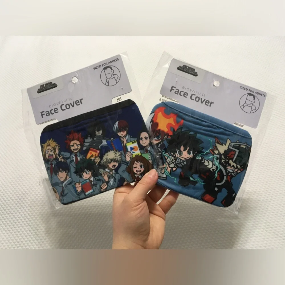 My Hero Academia MHA Face Mask Cover Set